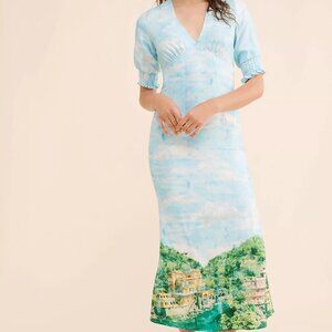 Anthropologie Scenery May Midi Dress